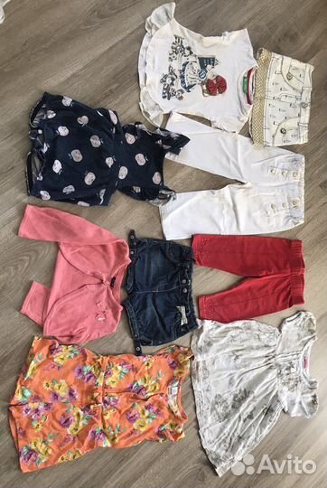 Пакет вещей доя девочки до 2 лет