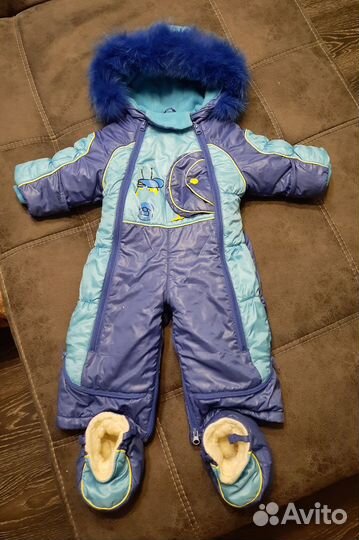 Комбинезон зимний трансформер р.80