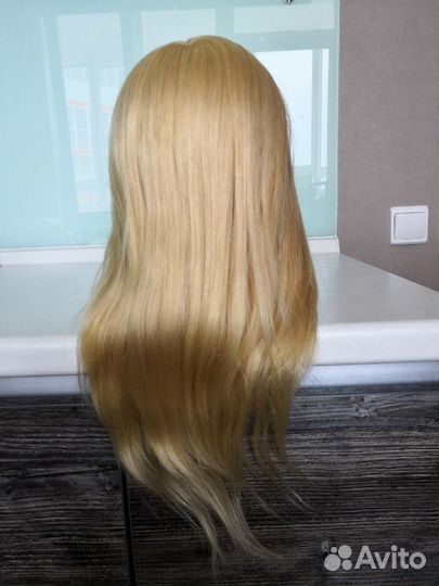 Голова манекен болванка человеческие волосы 3