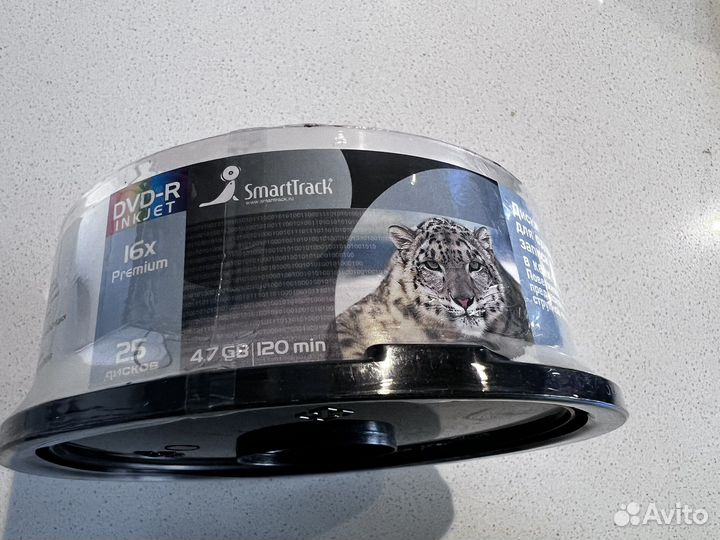 Диски для однократной записи в кейк боксе