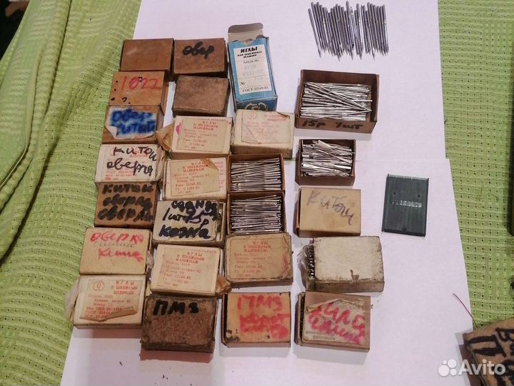 Иголки швейных машина и оверлок