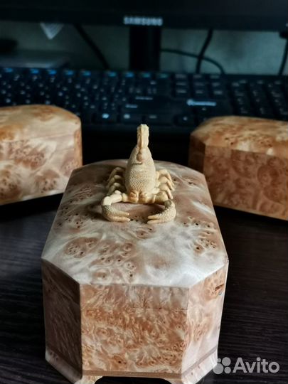 Шкатулка из берёзового капа