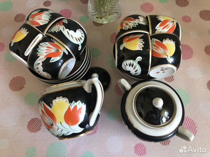 Чайный сервиз вербилки СССР