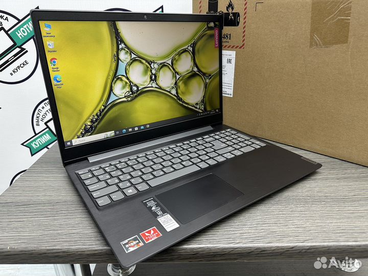 2021 Lenovo 8 ядер Ryzen 5 3500U 8Gb DDR4 SSD 256