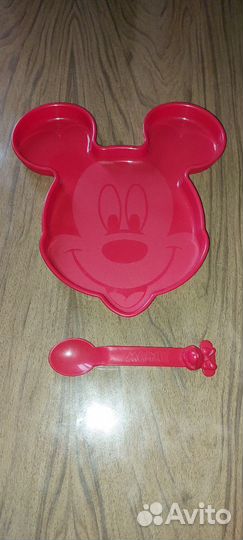 Тарелка с ложкой фирмы Tupperware