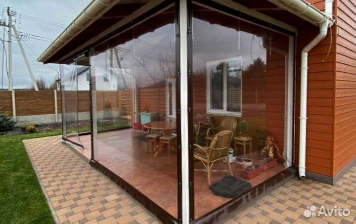 Мягкие окна для террас и беседок