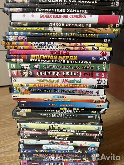 DVD диски аниме 60+ тайтлов