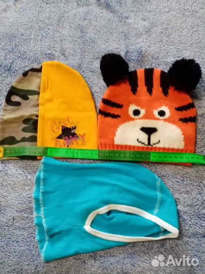 Шапка для мальчика размер 46- 48