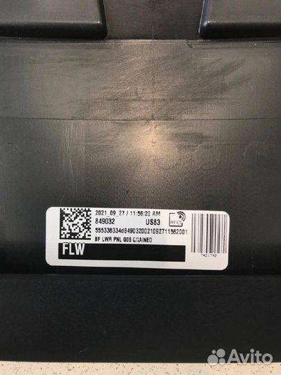 Юбка переднего бампера BMW 51117421792