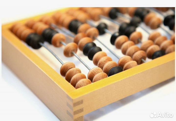 Счёты винтажные СССР деревянные