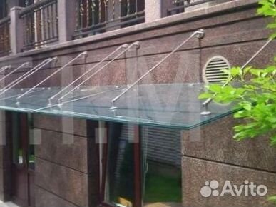 Стеклянный навес