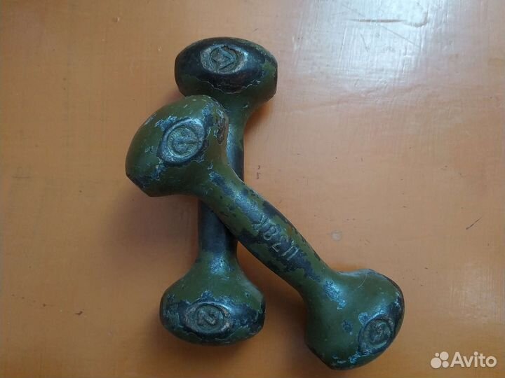 4 Гантели 2 кг и 5 кг(разборные)