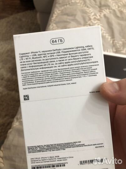 Комплект usb и наушники Apple iPhone 11 оригинал