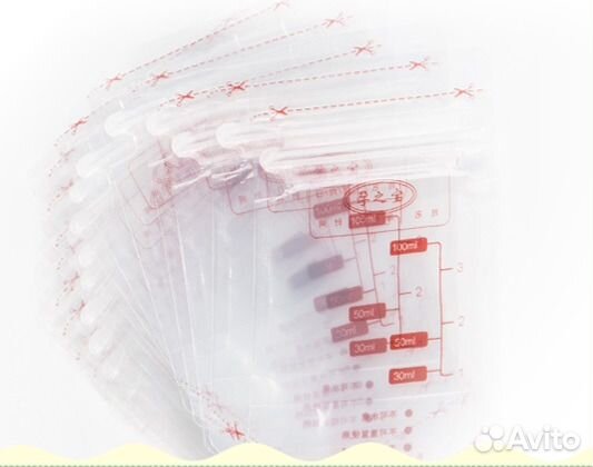 Пакеты для грудного молока новые 30 шт