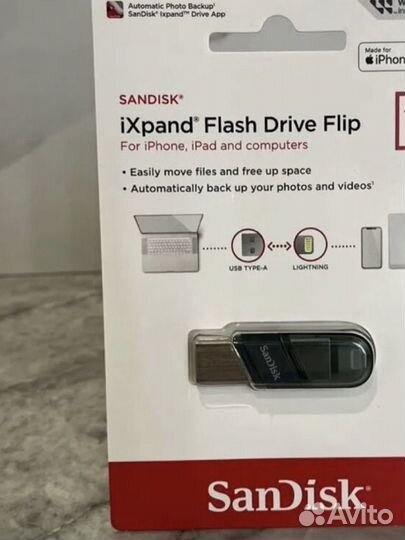 Флешка SanDisk iXpand Flash Drive 128GB iPhone