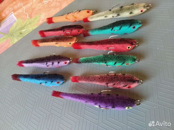 Поралоновая рыбка для джига