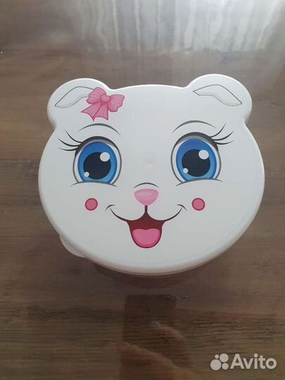 Набор контейнеров с мордочкой котёнка и тигра