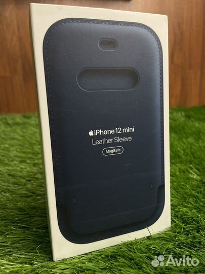 Leather Sleeve iPhone 12 mini, Magsafe