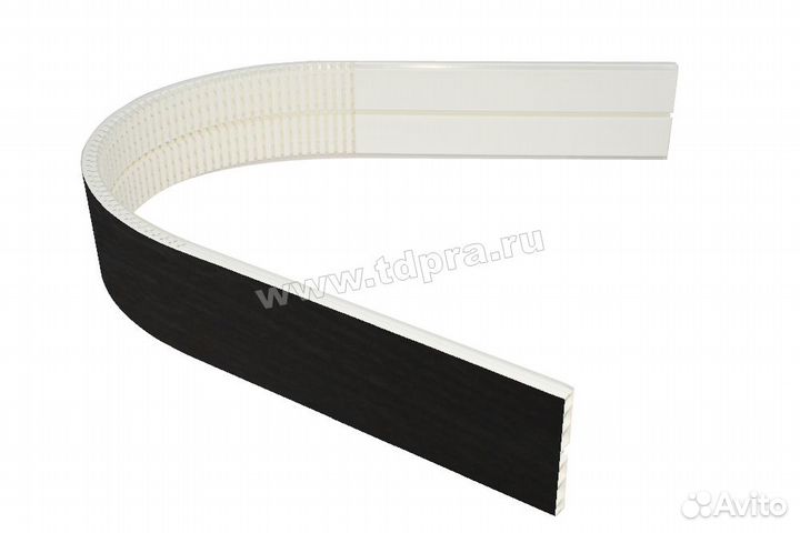 Цоколь пвх арочный универсальный Венге (1006*146)