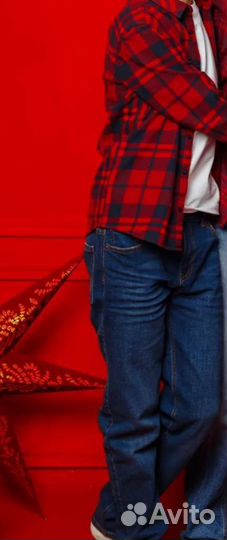 Рубашка тёплый хлопок/фланель 152