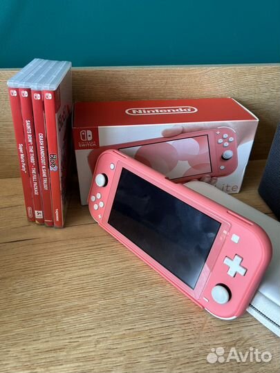 Nintendo switch lite с играми