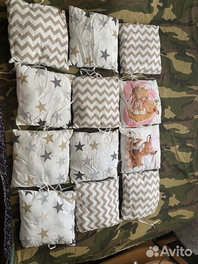 Бортики в кроватку