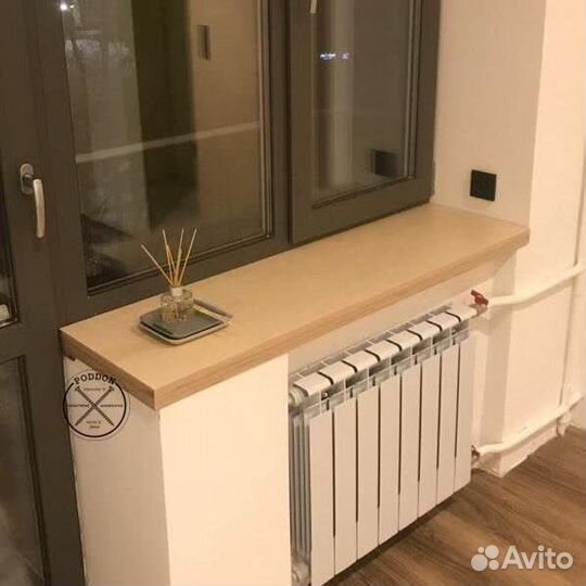 Деревянный подоконник. Экран для батареи