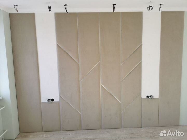 Мягкие стеновые панели с профилем