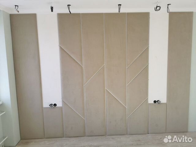 Мягкие стеновые панели с профилем