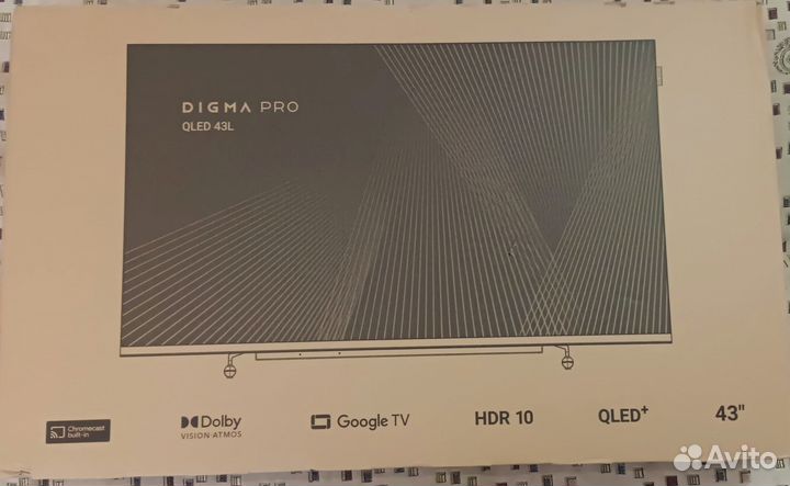 Телевизор Digma Pro qled 43L на запчасти