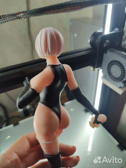 Фигурка на 3д принтере 2B Nier: Automata