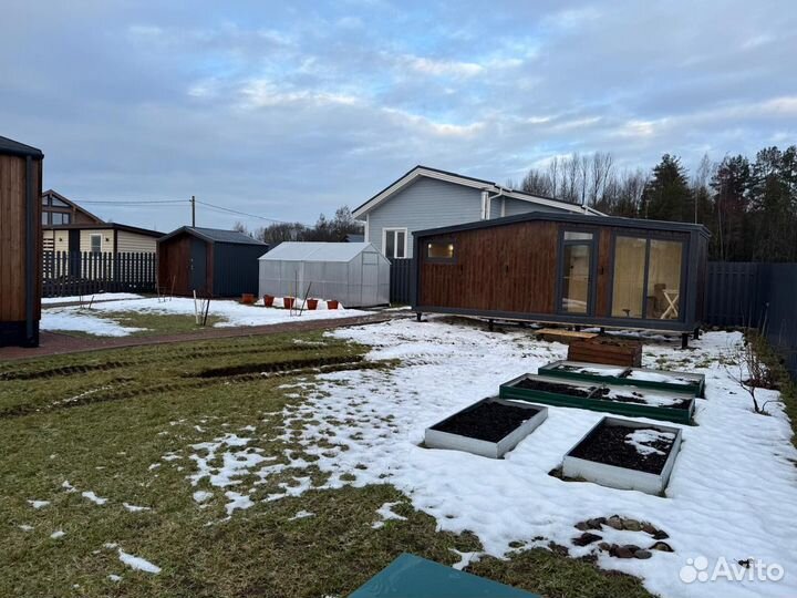 Готовая баня под ключ в стиле барн с доставкой