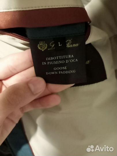 Пуховик Loro Piana оригинал