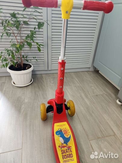 Самокат детский трехколесный бу