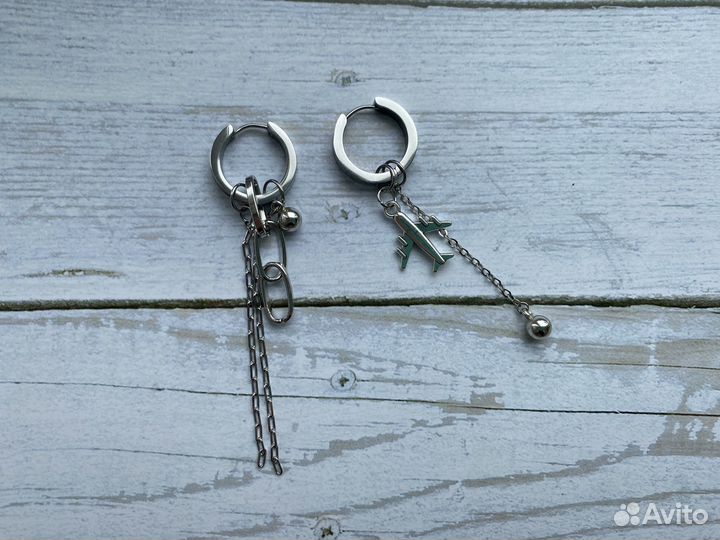 Асимметричные серьги