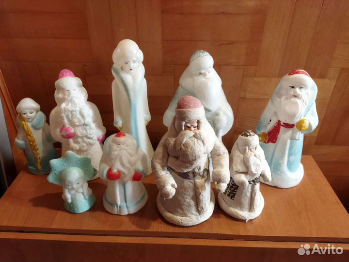 Дед мороз и Снегурочка под ëлку. Советские