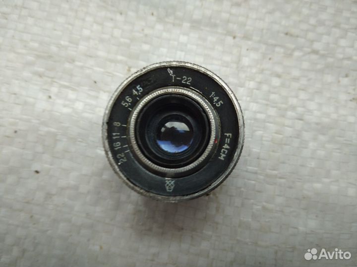 Объектив Т22 F4см 1:4,5