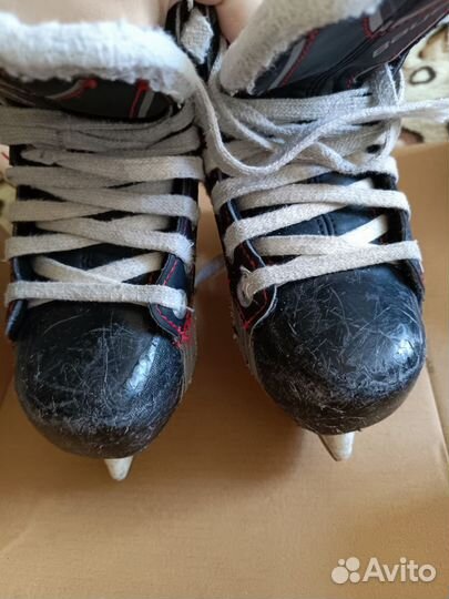 Хоккейные коньки детские bauer 29,5