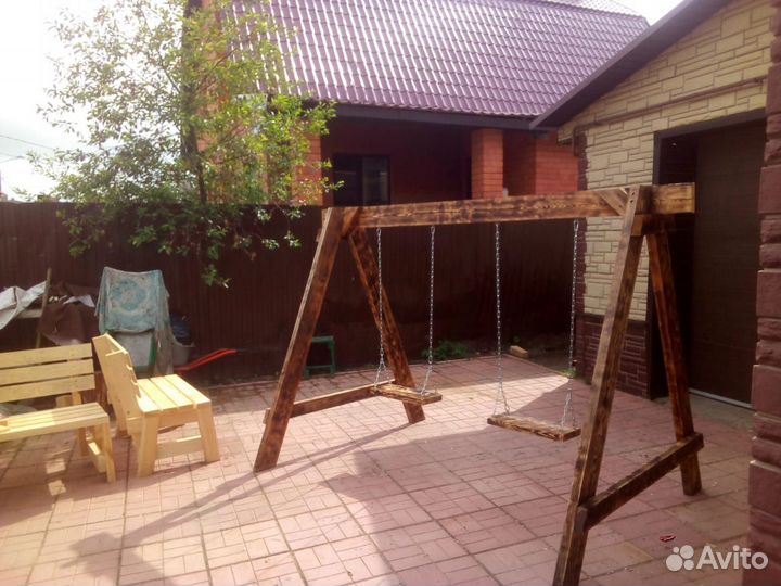 Качели детские двойные