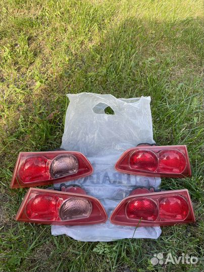 Задние фонари в mitsubishi lancer X