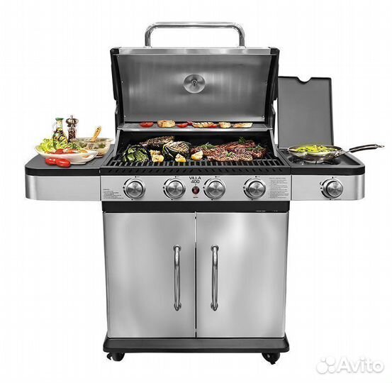 Газовый гриль Volcano bellagio villa 400 Silver