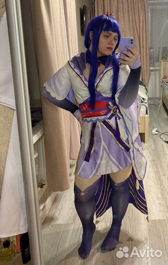 Косплей геншин импакт Райден