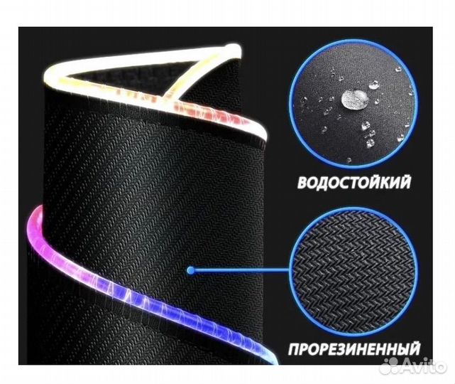 Компьютерный коврик XXL GMS-WT-5 с RGB подсветкой