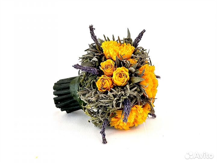 Букет на ножке Стабилизированные цветы