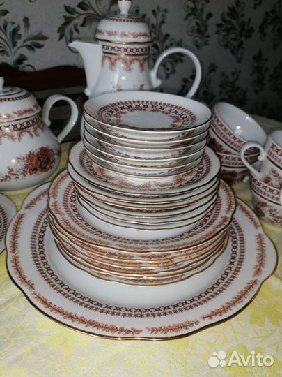 Винтажный чайный / кофейный сервиз Kahla ГДР