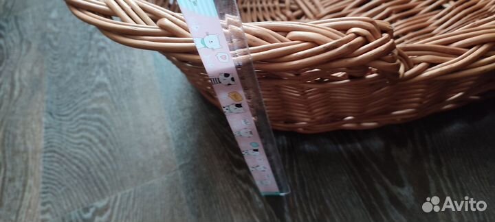 Корзина плетеная большая для животных