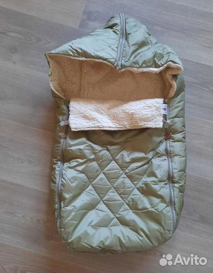 Конверт в коляску из овчины