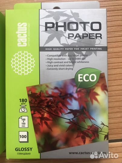 Фотобумага cactus