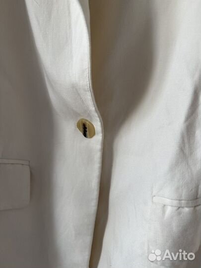 Льняной пиджак H&M женский оверсайз