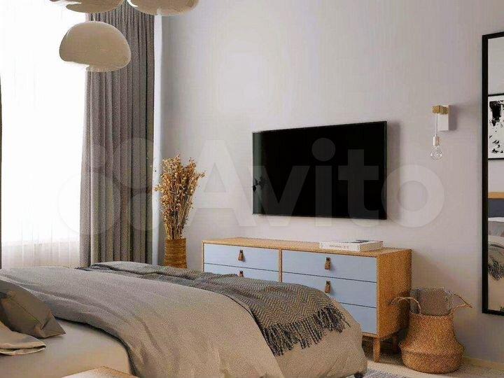 1-к. апартаменты, 45 м², 2/4 эт.